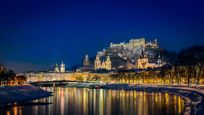 Salzburg im Winter