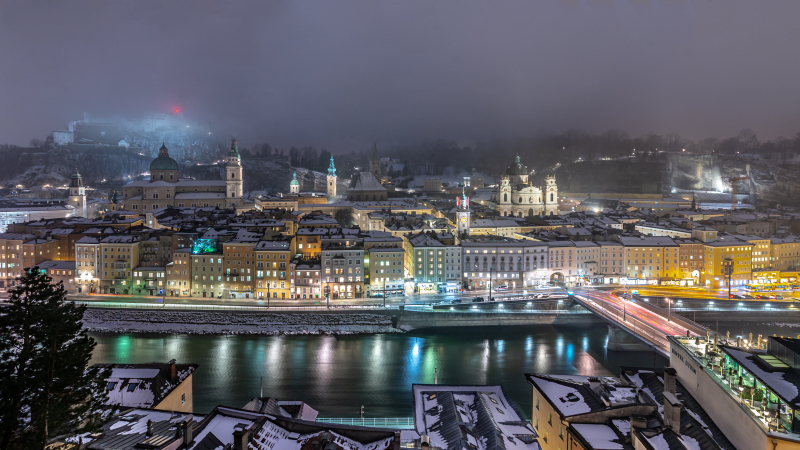 Salzburg im Winter