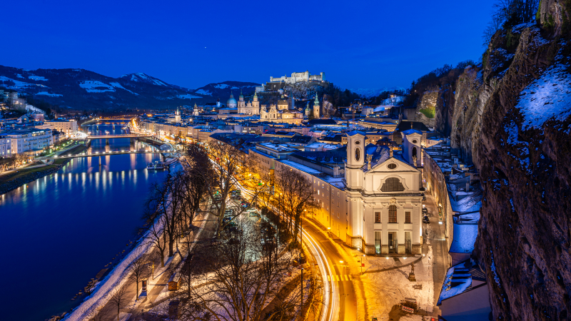 Salzburg im Winter
