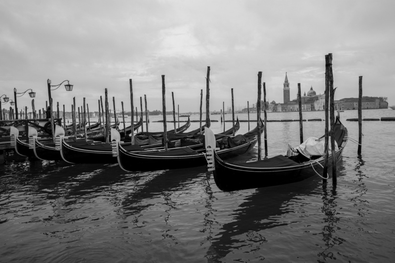 Gondeln in Venedig