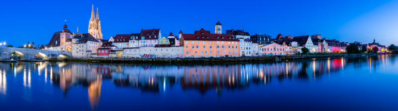 Panorama von Regensburg