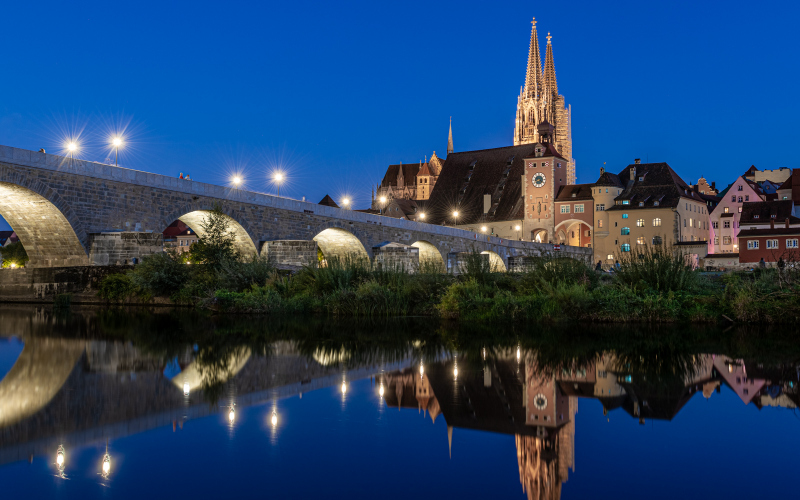 Steinerne Brücke in Regensburg