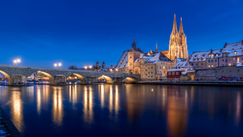 Regensburg im Winter -I-