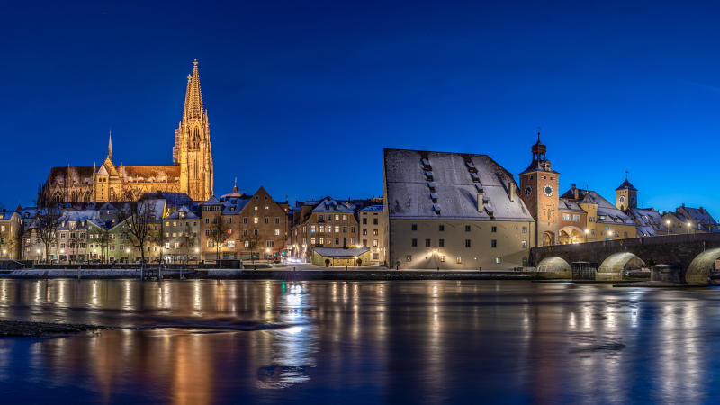 Regensburg im Winter