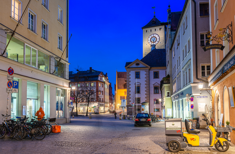 Kohlenmarkt in der blauen Stunde