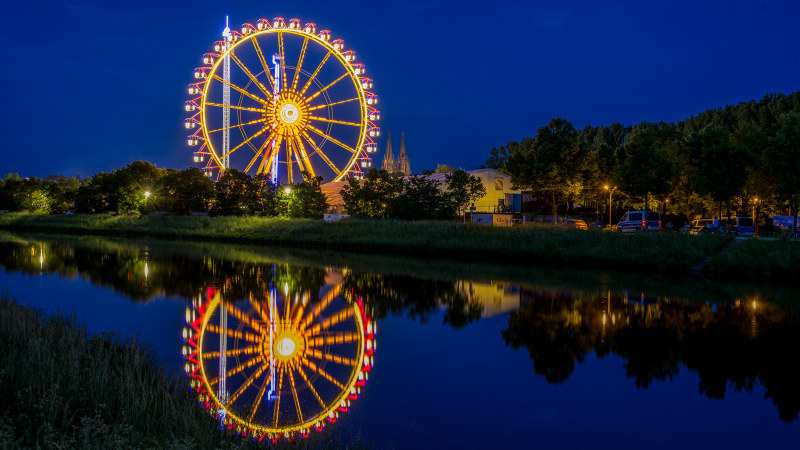 Riesenrad in der Dult