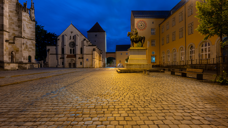 Domplatz in Regensburg