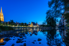 Blaue Stunde in Regensburg