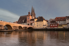 Regensburg in der goldenen Stunde