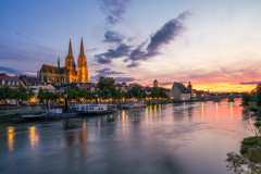 Regensburg in der goldenen Stunde