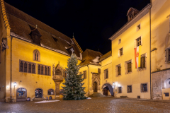 Rathausplatz  im Winter