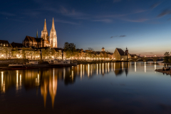 Regensburg bei Sonnenuntergang